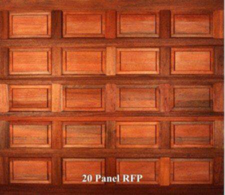 20 Panel Timber Door